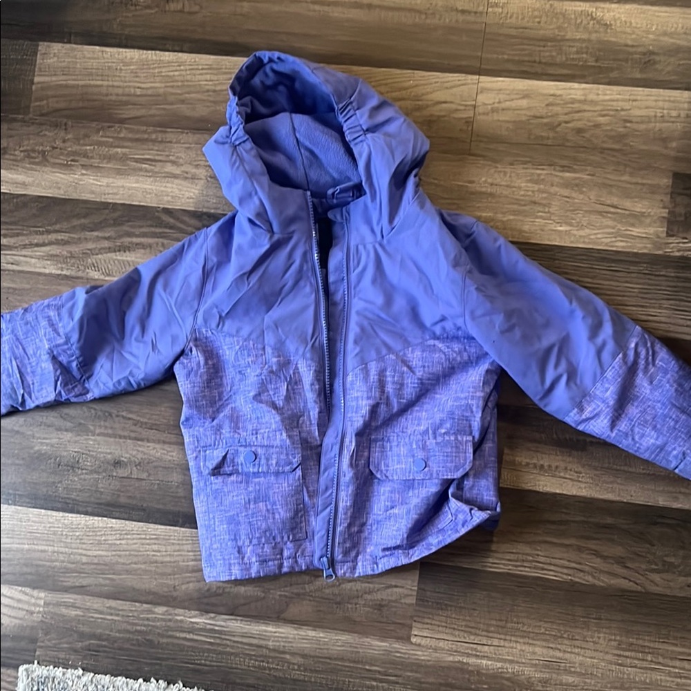 Kids Purple Hooded Jacket